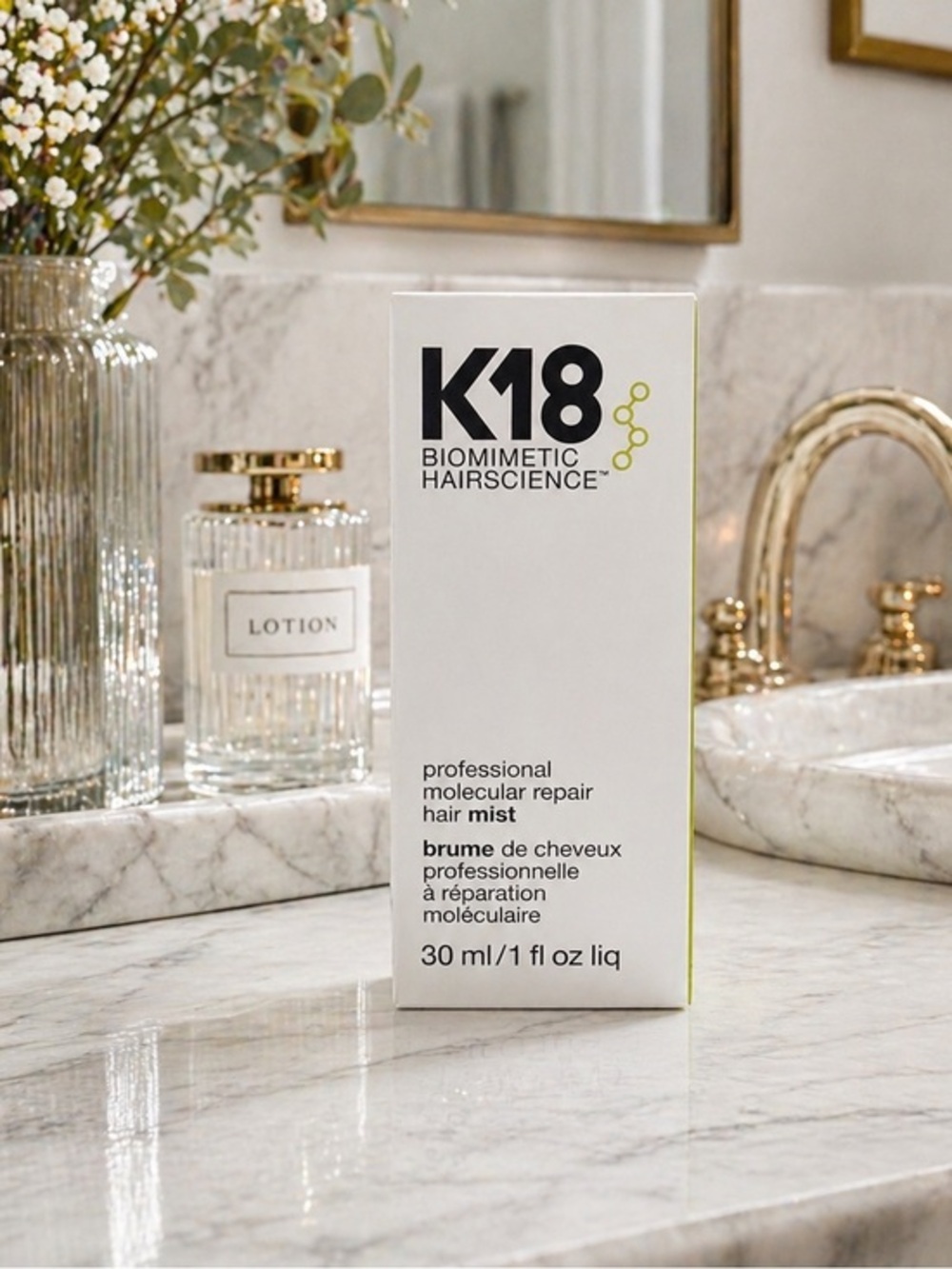 K18 Biomimetic Hairscience Molecular Repair Hair Mist (30 ml / 1 oz) ✨